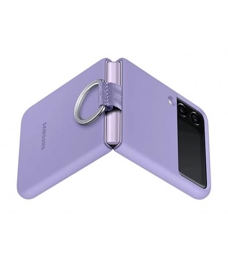 Samsung EF-PF711TVEGWW Silikonový kryt s držákem Z Flip3 Lavender