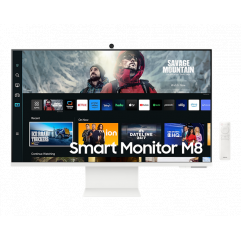 Samsung Smart Monitor M8 32&quot; LED VA 3840x2160 Mega DCR 4ms 400cd HDMI USB(65W) Wifi biely